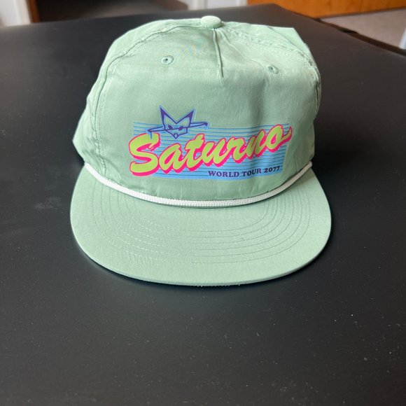 Rauw Alejandro Saturno 2077 Hat, Green - Picture 2 of 6